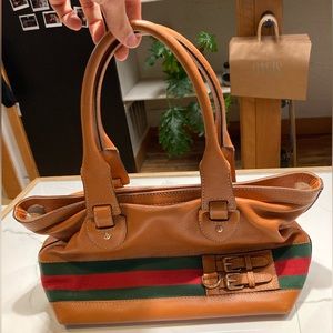 Genuine Leather Gucci Handbag/Tote Mint Condition.